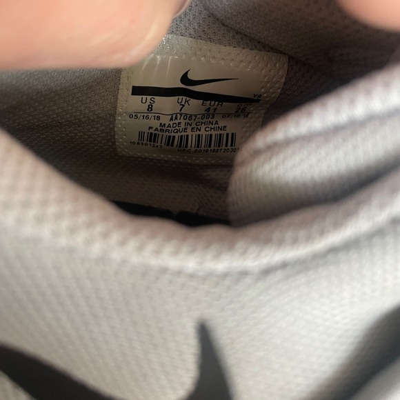 Nike Mens KD Trey 5 AA7067-100 Gray Basketball Shoes Sneakers Wolf Grey Size 8 - Picture 13 of 13